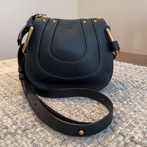 Chloé Hayley Leather Cross Body - Black